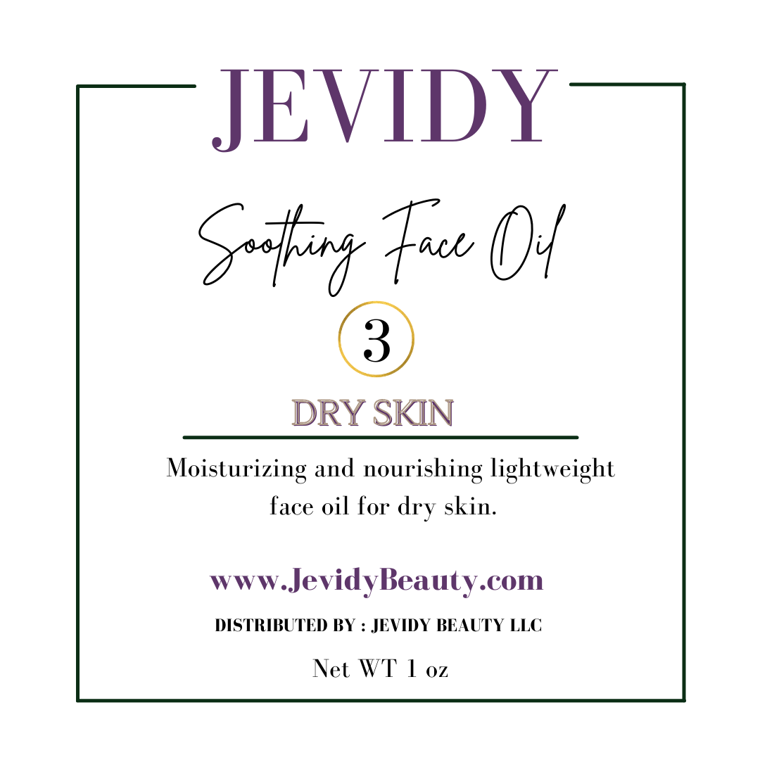 Jevidy Face Oil for Dry Skin face moisturizer 