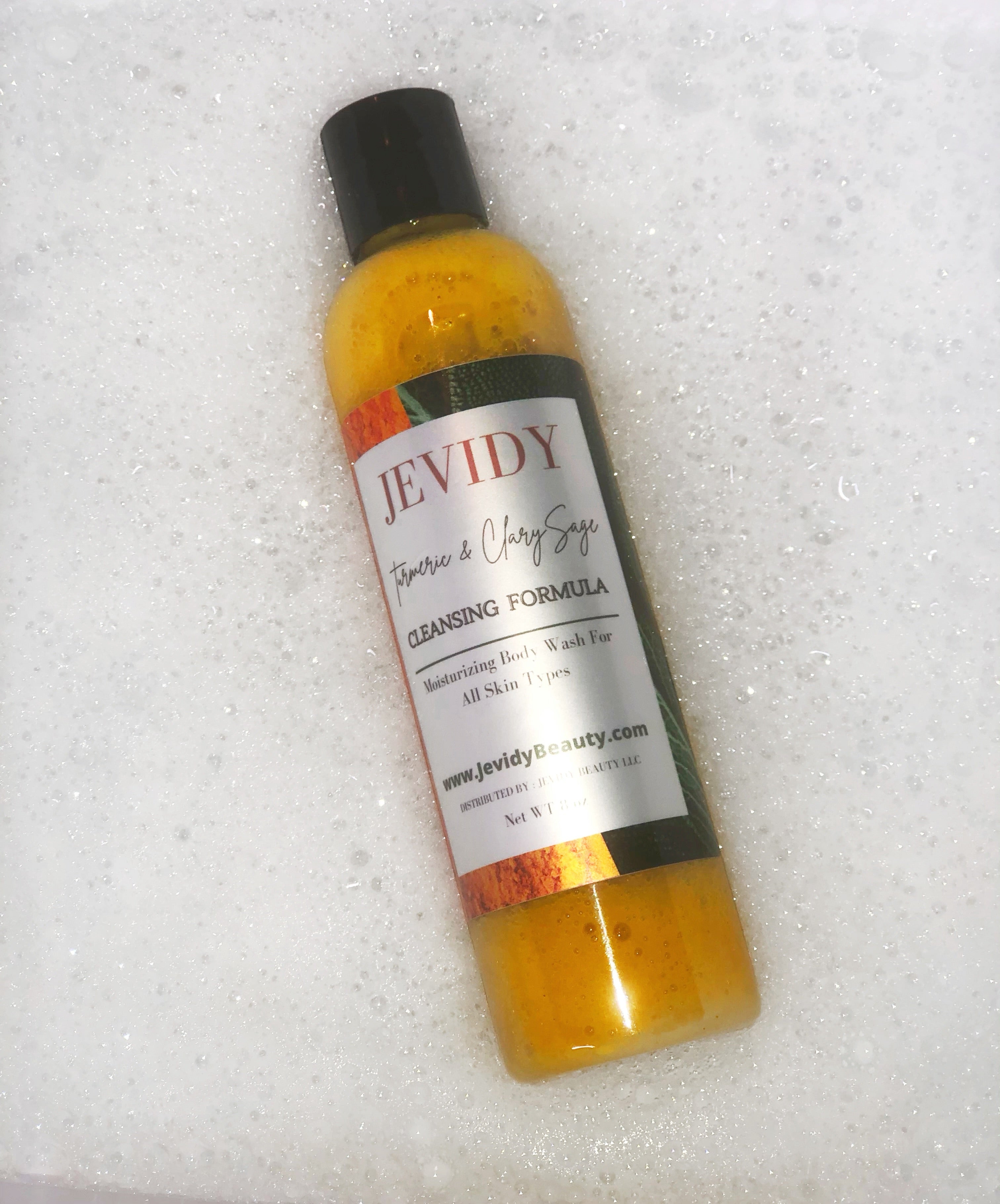 Jevidy Turmeric and Clary Sage Cleansing Body Wash