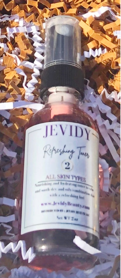 Jevidy's Refreshing Toner to tone and refresh skin